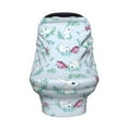 thumbnail image 2 of Haiem Rabbit And Butterfly Baby Nursing Cover & Nursing Poncho - Multi Use Cover for Baby Car Seat Canopy, Stroller Cover, 360°Full Privacy Breastfeeding Coverage, 2 of 9