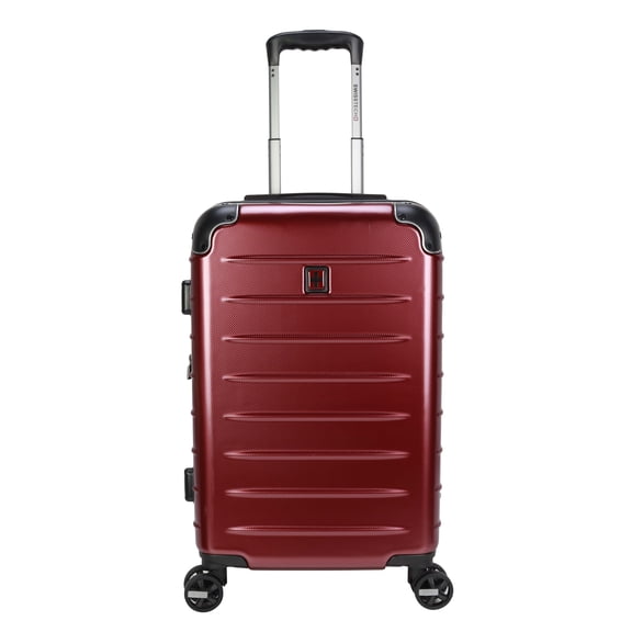 Swiss Tech 21" Hardside Carry-on Upright Luggage, Maroon