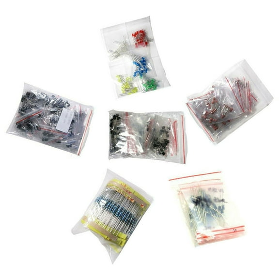 Comprehensive Electronics Component Kit with 600 Resistors and 100 Diodes for DIY Projects and Repairs