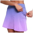 thumbnail image 1 of MKLEKYY Falda Corta para Mujer, Elástica, de Yoga, Color, Deportiva, Ligera, de Cintura Alta, Ajustada, con Estampado para Correr, 2024, 1 of 3