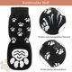 thumbnail image 5 of 2 pares de calcetines antideslizantes para interiores para perros, protección suave y ajustable para patas de perros viejos con correa, control de tracción para uso en interiores en pisos de madera, 5 of 6