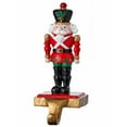 thumbnail image 2 of Regency International 9.65" Resin Soldier Nutcracker Stocking Holder, 2 of 4