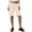 Beige#1053BB, variant on Gaucho Pants for Women Solid Color Palazzo Culotte Fold Over Waist Womens Shorts Casual Flowy Low Rise Bike Shorts Women