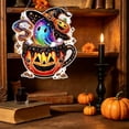 thumbnail image 5 of Halloween Diamond Art Kits For Adults Clearance, Hanging Ornament For Halloween Front Door Decor, DIY Fall Home Decor Wall Art, Halloween DIY Gift (Multicolor), 5 of 7