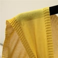 thumbnail image 3 of Chales de mujer de poliéster de color liso, de moda, de punto fino y estilo falso., 3 of 4