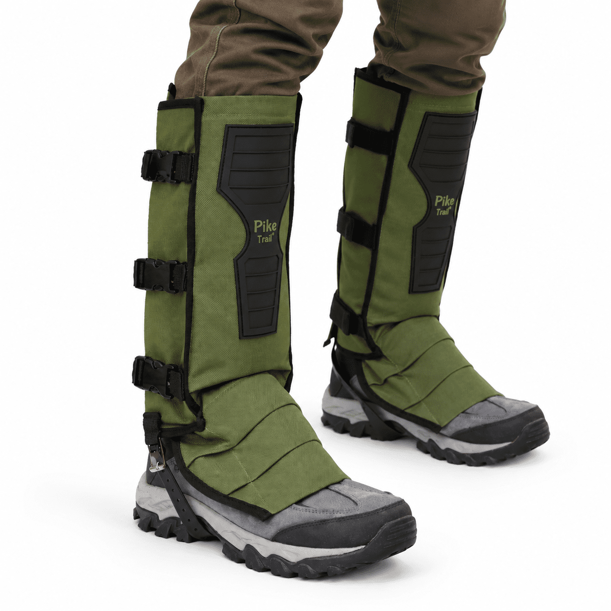 Olive Drab Sport Leg Guards Snake Bite Protective Gaiters for Hikers and Hunters