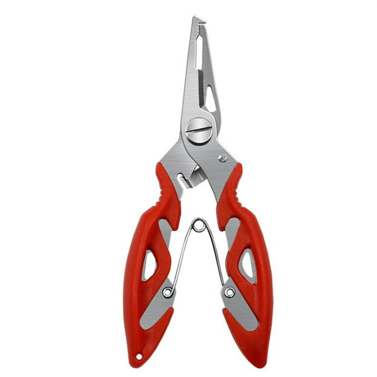 Fishing Pliers Saltwater Stainless Steel Multitool Hook Remover Braided  Line Cutting Split Ring Tool Gear Accessories