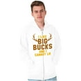 thumbnail image 3 of I Like Big Bucks Funny Hunting Zip Hoodie Sweatshirt Men Brisco Brands X, 3 of 5