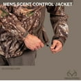 thumbnail image 3 of Realtree Men's Scent Control Jacket, Realtree APX, Size Small, 3 of 8