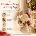 thumbnail image 7 of 3D Christmas Glass Art Cup, Christmas Cups Stemless Wine Glasses Holiday Glassware, Xmas Party Home Festive Decor Gifts, 7 of 7