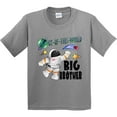 thumbnail image 3 of Inktastic Out of This World Big Brother Astronaut in Space Youth T-Shirt, 3 of 5