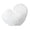 White, variant on Soft Heart Pillow Ideal for Relaxation Craft from Polyester Materials with PP Cotton Cores Living Room or Bedroom Use