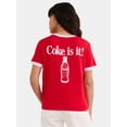 thumbnail image 2 of Coca Cola Short Sleeve Graphic T-shirt, Womens, 2 of 4