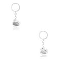 thumbnail image 3 of relayinert Teacher Keychain Heart-shape Key Chain Stainless Steel Charms Pendants D1270-1 2Set, 3 of 6