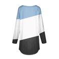 thumbnail image 5 of kytmyeq Women's Loose Round Neck Print Long Sleeve T-Shirt Top Pullover, 5 of 5