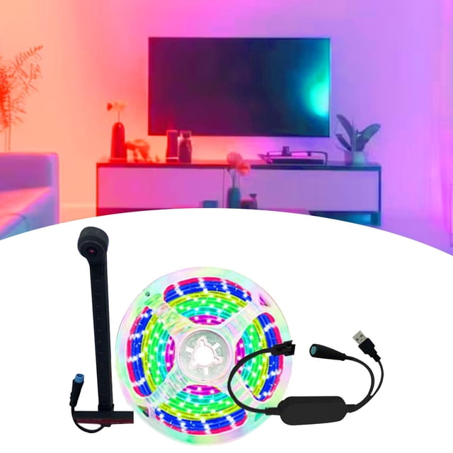 Tira de luces LED perfecl iluminación DIY Música aplicación inteligente luces LED inteligentes tira de luz ambiental 5m