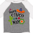 thumbnail image 4 of Inktastic Happy Cinco de Mayo- Sombrero, Cactus, Flowers Boys or Girls Long Sleeve Baby Bodysuit, 4 of 5