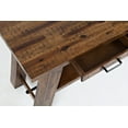 thumbnail image 6 of Jofran Cannon Valley Distressed Industrial Trestle 50" Sofa Table, 6 of 8