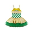 thumbnail image 4 of Zaldita Girls Sequins Mesh Tutu Dress Christmas Ballet Leotard Outfit Holiday Costume Party Dress-Up Green 8, 4 of 5