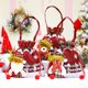 thumbnail image 5 of Bolsos de caramelos navideños con mango de dibujos animados de oso Elk Santa muñeco de nieve con cordón de regalo, bolsa de Goodie, recuerdos de fiesta para niños adultos, muñeco de nieve Feliz Sencillez, 5 of 5