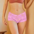 thumbnail image 5 of Women's Lace Hipster Panty - Semi-Sheer Seamless Soft Underwear with Cotton Liner, 5 of 7