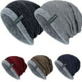 thumbnail image 4 of Babibeauty Men Women Knit Baggy Beanie Winter Warm Wool Ski Knitted Crochet Slouch Hat Cap, 4 of 5