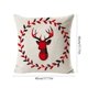 thumbnail image 3 of Linen Christmas Pillowcase 17.71x17.71in Used For Christmas Decoration Winter Holiday Decoration Pillow Cover Suitable For Home Sofas, 3 of 6
