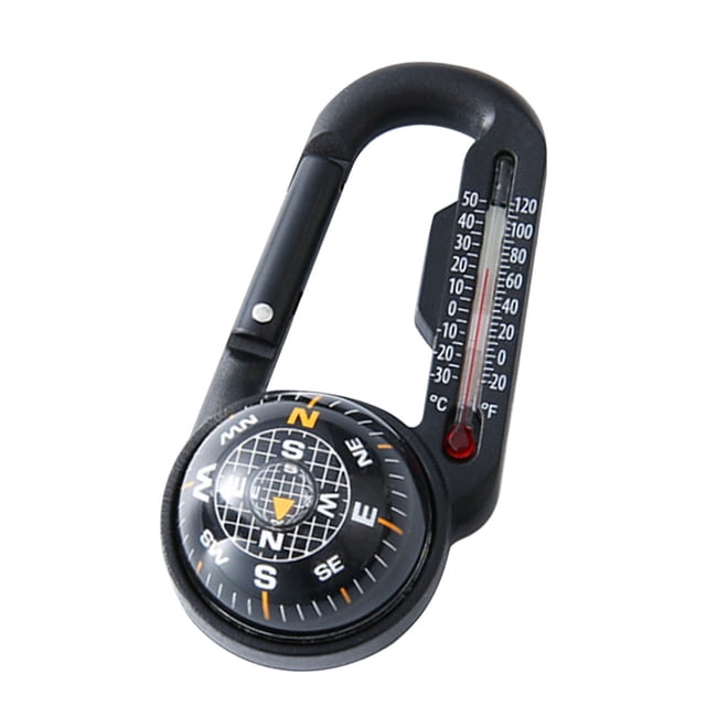 Compasses Spherical Compass and Mountain Buckle Multifunctional Outdoor Compass