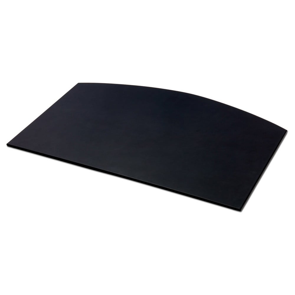 Photo 1 of Black Leather 34 x 24 Arched Desk Mat without Side-Rails