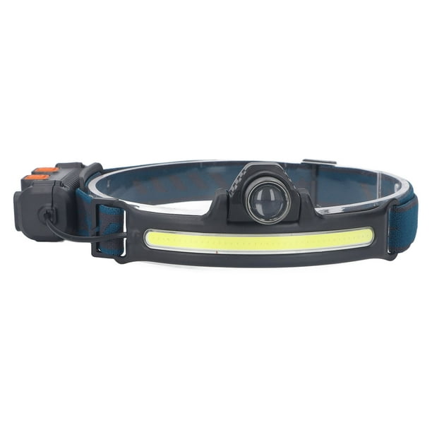 Faros Delanteros del sensor de Luz de Inundació, Carga USB de ABS 2000MAH CABEZA LED LUZ DE ILUMINACIN
