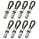 thumbnail image 1 of Uxcell 8 Pcs Clips para Toallas de Té con Lazo de Algodón para Colgar, Ganchos de Toalla de Metal de 4.3 Pulgadas, Perchas de Tela Multipropósito para Hogar Cocina Baño, Verde, 1 of 7