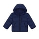 thumbnail image 3 of Parkas de manga larga, mismo estilo, chaqueta de invierno para niños y niñas, informal, holgada, gruesa, cálida, chaqueta blanca con capucha de color liso, abrigo de poliéster para niños., 3 of 8