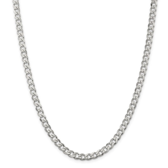 Beautiful Sterling Silver 6mm Curb Chain