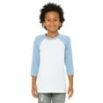 thumbnail image 1 of Bella + Canvas Youth 3/4-Sleeve Baseball T-Shirt, 1 of 1