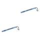 thumbnail image 2 of Greeniant Metal Glass Fly Fishing Water Sea Fishing Accessory Stream Azul 5.7 pulgadas 2piezas, 2 of 6