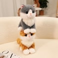 thumbnail image 6 of Black Cat Plush Doll-Realistic Stuffed Kitten Plush Toy Cute Soft Cat Surprise Pillow Birthday Gift, 6 of 7