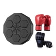 thumbnail image 3 of Máquina de boxeo Zulema con música ligera RGB equipo de boxeo con objetivo de pared para adultos con 2 pares de guantes para practicar karat Mano negro, 3 of 8