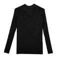 thumbnail image 4 of Chandail Col Roulé pour Femmes en Dentelle Tricotée Col Haut Slim Mode pour Printemps Automne Tenue Décontractée, 4 of 4