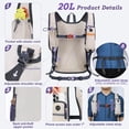 thumbnail image 2 of Mochila de Senderismo BECOJADDE 20L Plegable Ultraligera para Hombre y Mujer, 2 of 7