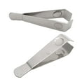thumbnail image 2 of Pinzas para pelar ajos y huesos de pescado, prácticos, pinzas planas duraderas, pinzas de precisión, pinzas de acero inoxidable, 2 piezas Macarena Pinzas para huesos, 2 of 8