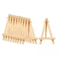 thumbnail image 1 of 2x Paquete Caballetes de Exhibición de , Soporte de de Natural para Exhibir Lienzos , Tarjetas de , fotografía - 8x15CM Gloria Caballenes de madera del artista, 1 of 9