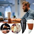 thumbnail image 2 of Goat Horns Coffee Mug, Horn Coffee Cup with Strap 230ML Steel Horn Cup, Creative Drinking Horn Mug Vacuum Cup Flask Tea Cups Travel Couple Water Bottle with Rope, 2 of 8