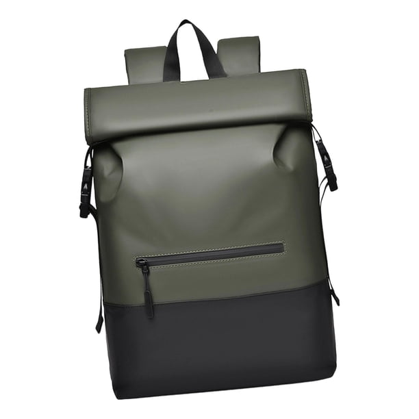 Mochila para portátil duradera, de gran capacidad, portátil, ideal para viajes de negocios y acampada. Verde
