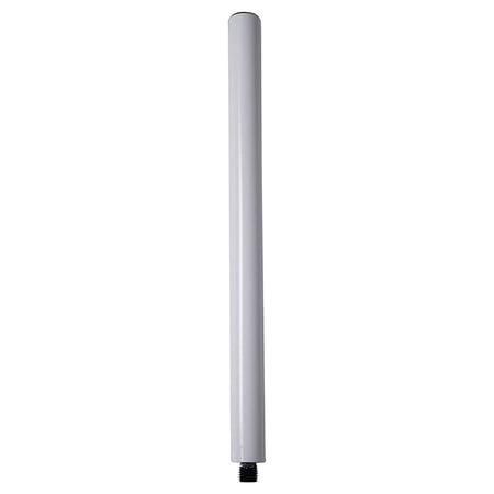 Sound Town Subwoofer/Speaker Extender Pole Fits M20 Threading White (STSD-M20W)