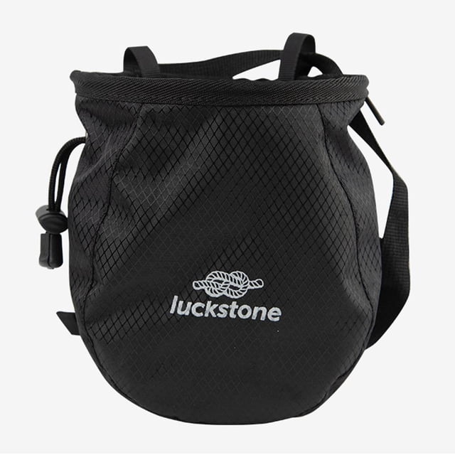2Uds. Bolsa De Tiza Cinturón Ajustable Almacenamiento Resistencia Al Desgarro Para Fitness Negro