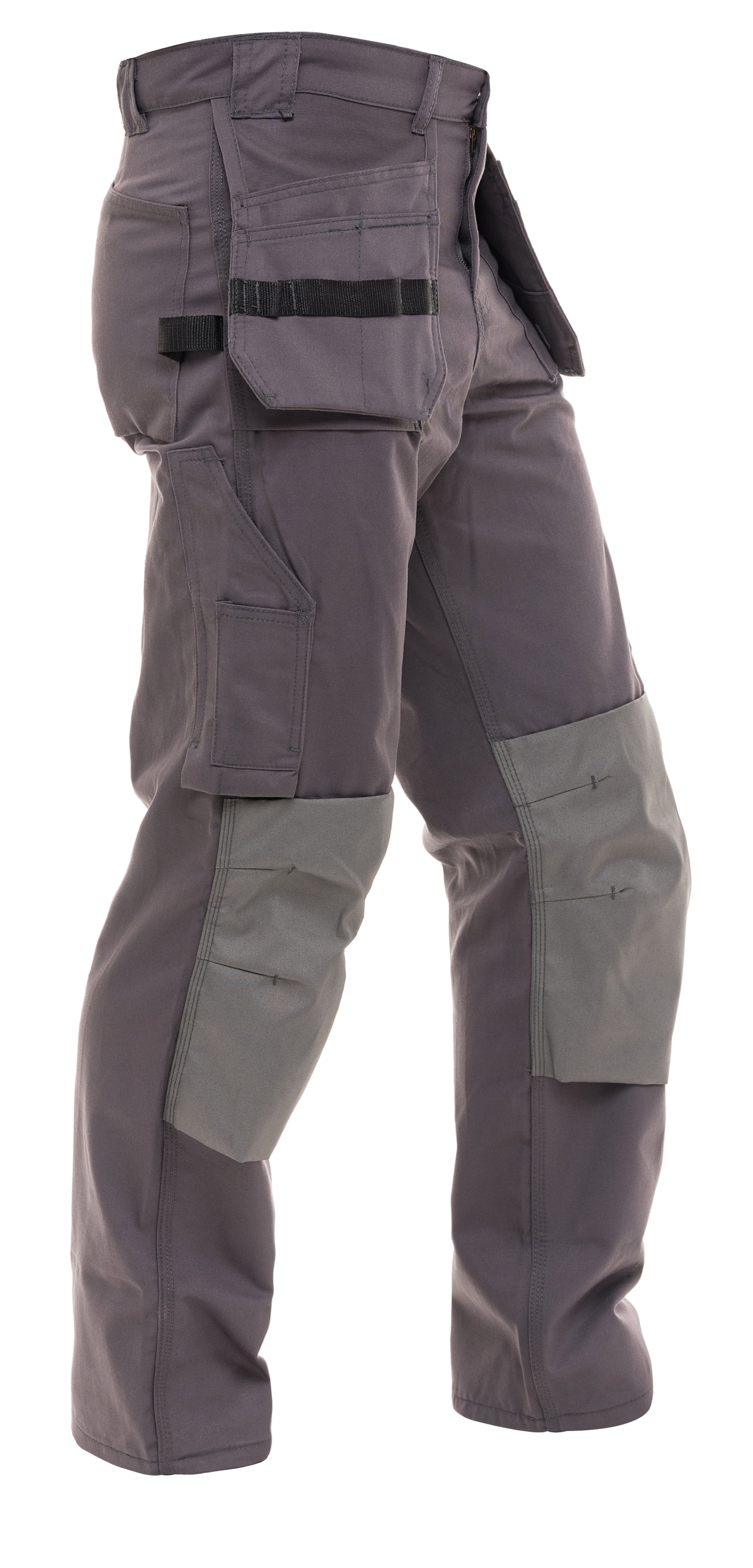 Skylinewears Men cargo pants Workwear Trousers Utility Work Pants with  Cordura Knee Reinforcement Gray W40-L34