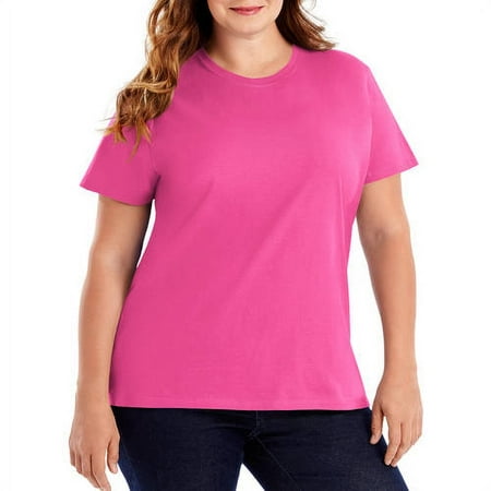 Hanes Women's Nano-T Short Perfect Sleeve T-Shirt