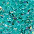 thumbnail image 2 of Sparkles Home  Luminous Round Rhinestone Placemat Aqua Iridescent, 2 of 5