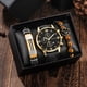 thumbnail image 3 of 3pcs/set Men's Casual Analog Watch And Classic Bracelets Set (1 Watch+2 Bracelets), 3 of 5