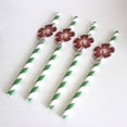 thumbnail image 3 of KAKOWELY 50 pajitas de papel decorativas para fiestas hawaianas, decoración con temática hawaiana, 3 of 4